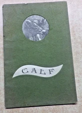 ANTIQUE CALF FEEDER DAIRY BROCHURE HOW TO RAISE THE BABY CALF INTO COW