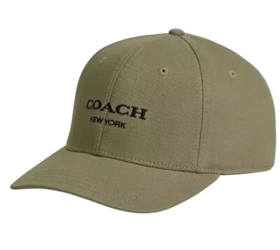 COACH Embroidered Baseball Hat, Army Green, NWT | eBay display picture 3