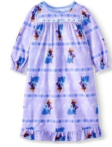Disney Frozen 2 Girls Nightgown Pajamas 