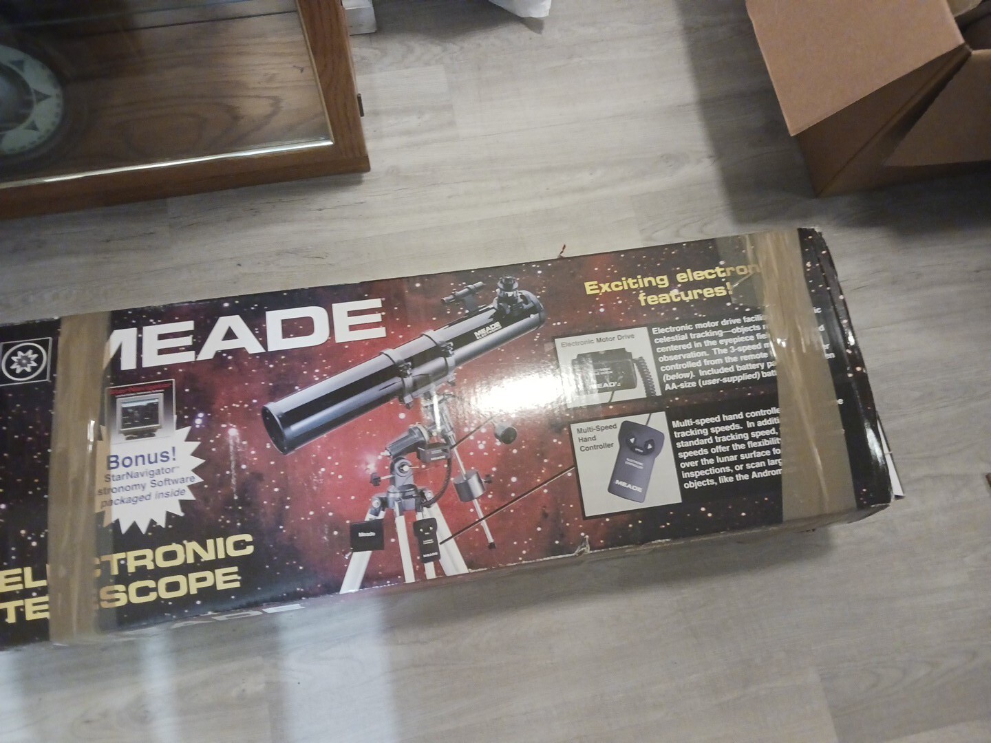 Meade 114 EQDH Electronic Telescope. Read! eBay