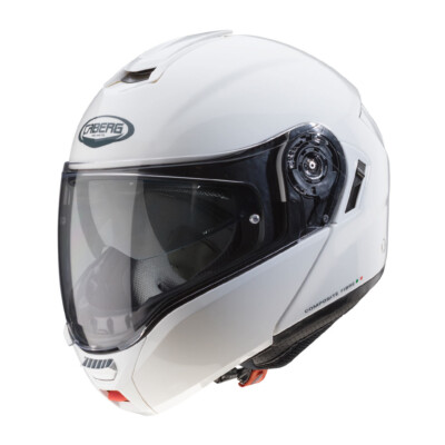 Caberg Levo Modular Fiber Motorcycle Helmet White Size M