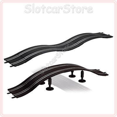 Carrera GO 61649 Brücke / Kamelbuckel / Doppelwelle auch Digital 1:43 Schienen