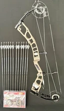 Elite Hunter 33 Compound Bow Right Hand 70 LB Sienna Brown HHA Tetra Altra Arrow