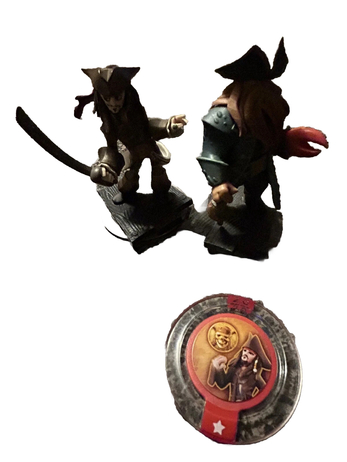 Disney Infinity Pirates of the Caribbean Figure Jack Sparrow Davy Jones ...