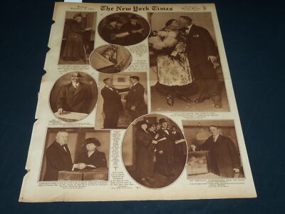 1922 NOVEMBER 12 NEW YORK TIMES PICTURE SECTION - ALFRED E. SMITH - NT 8860