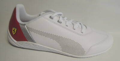 NEU Puma SF Ridge Cat 8 Ferrari Größe 40,5 Herren Sneaker Schuhe 306667-02 weiß