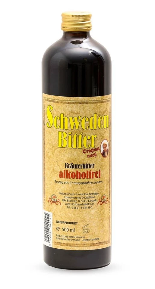 Schwedenbitter alkoholfrei (500 ml) nach M. Treben - MT Naturprodukte (55,80€/l)
