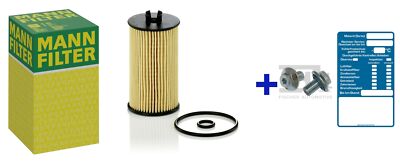 MANN Ölfilter + Ölablassschraube für OPEL ASTRA J K INSIGNIA MERIVA B MOKKA