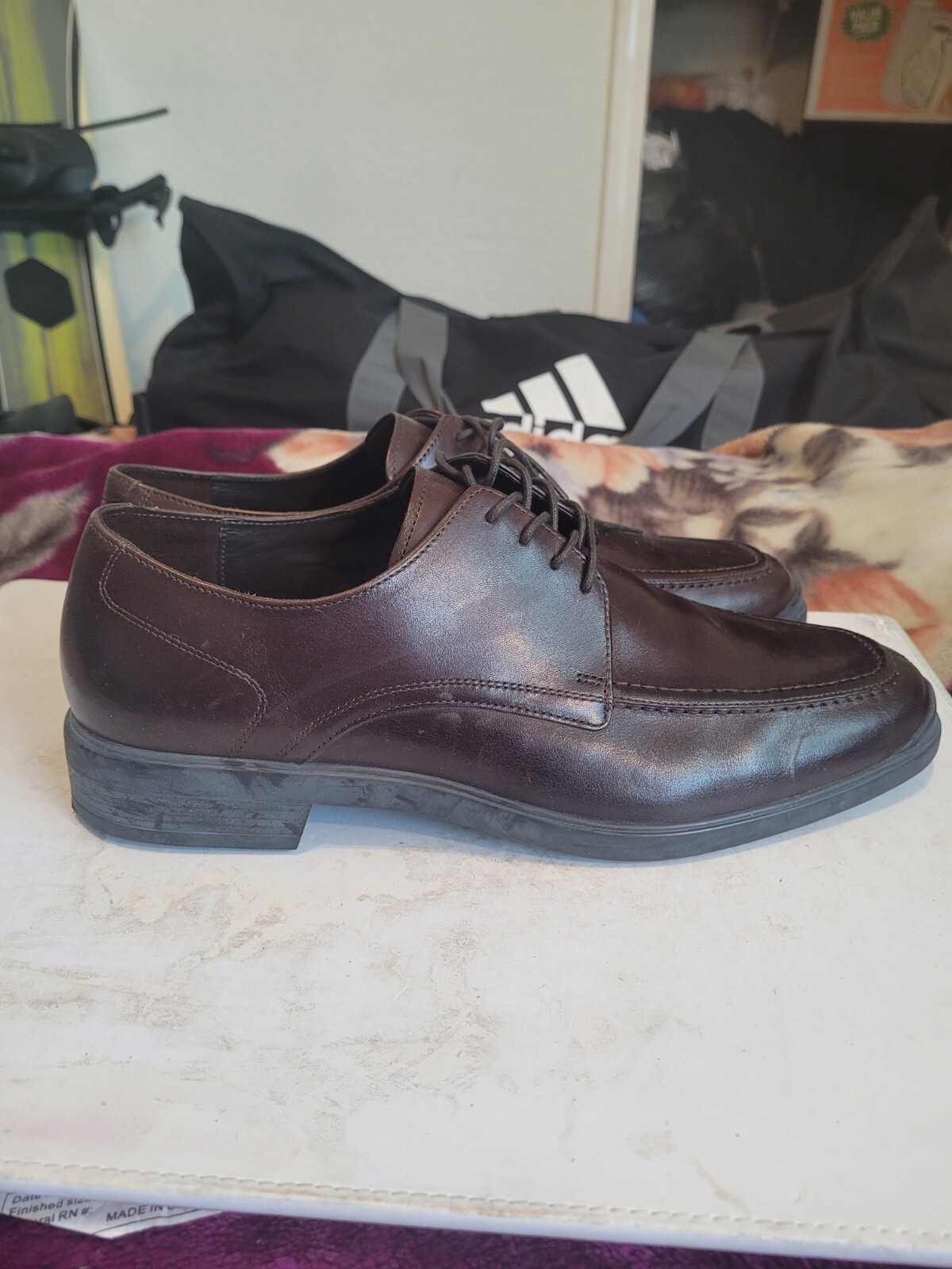 SAOLA COLE HAAN NILEAIR SCARPE OXFORD UOMO 12 M PELLE MARRONE C10697