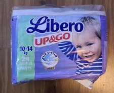 Vintage 2004 Libero Up go diapers 24 nappies 10-14 kgs NEW UNOPENED