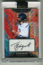 2022 wild card Wildchrome  Autograph Tyson Bagent 8/8 A38 248