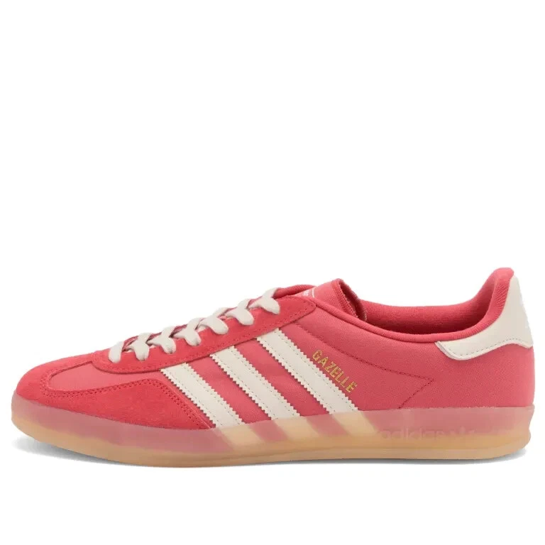 Adidas Men's Gazelle Indoor Trainers in Red, Alumina Shoes