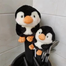 Penguin Golf Wood Head Covers Driver Fairway Woods Club Plush Protector
