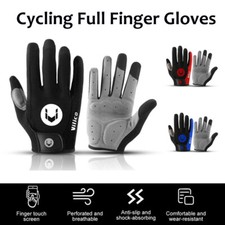 Cycling Full Finger Gloves Non-Slip Touch Screen Bicycle Motorcycle MTB Gloves
