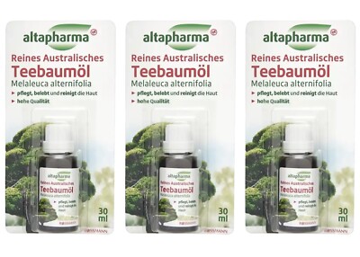   Original Australisches Teebaumöl reines ätherisches Öl Tea Tree Oil 3x 30ml  