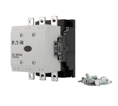 Eaton DILM225A/22(RAC240) XTCE225H22B Contactor, 110kW/400V/AC-3, Moller Series