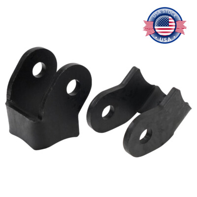 2Pcs Weld On Shock Adapter Mounting Brackets Relocation R1180 Straight Universal