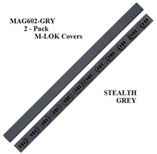 Magpul MLOK Rail Cover for M-LOK slots Type 1 - 2 Pack - MAG602-GRY Stealth Grey