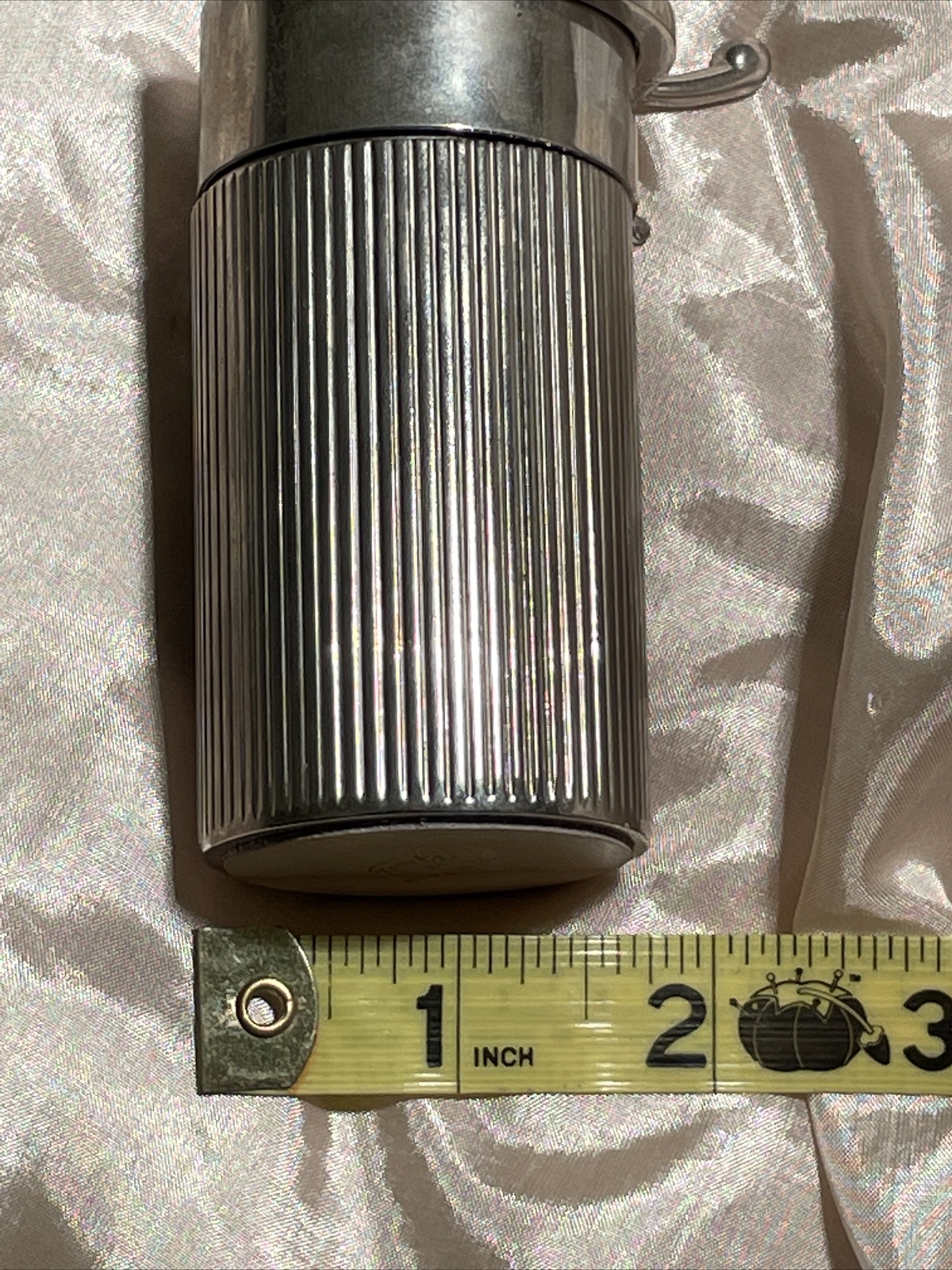 RARE 70s Vintage Gucci Silver Table Lighter