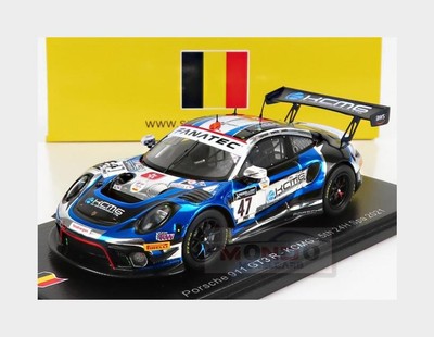 1:43 SPARK Porsche 911 991 Gt3 R #47 Spa 2021 Martin Tandy Vanthoor SB433 Modell