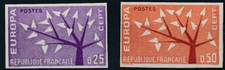 France #YT1358a-YT1359a MNH 1962 Europa CEPT Tree [1045-1046]