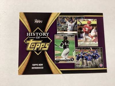 Topps History Box 2021 Topps The History of Topps #HOT9 Topps Now Introduced | eBay