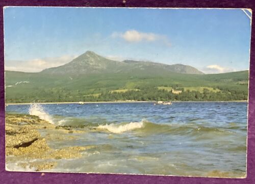 Scotland Goatfell across Brodick Bay Isle of Arran - posted 1990 - Picture 1 of 2