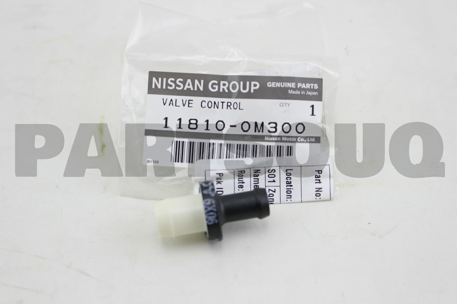 118100M300 Genuine Nissan POSITIVE CRANKCASE VENTILATION VALVE 11810 ...