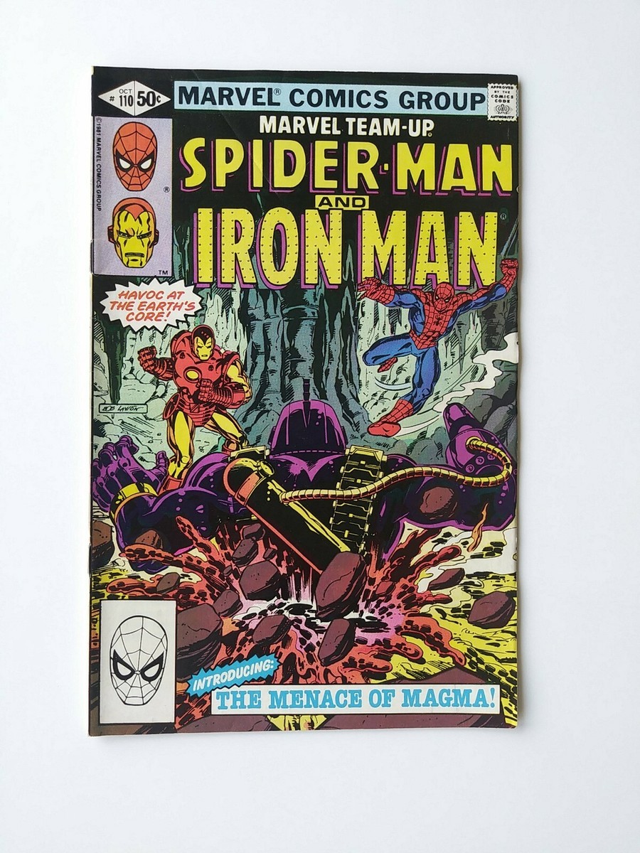 MARVEL TEAM UP SPIDER MAN & IRON MAN # 110 OCT 1981 INTRODUCING