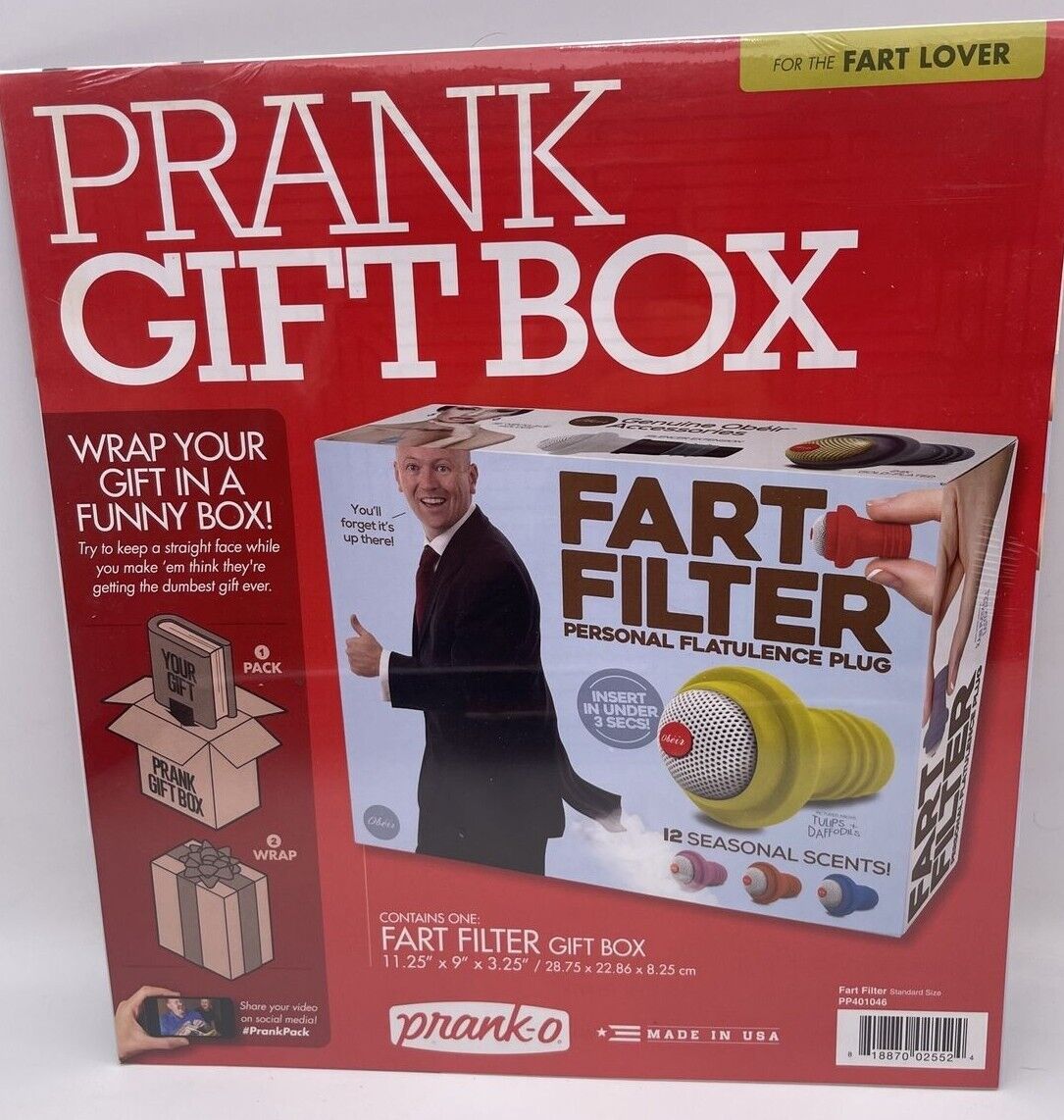 Prank Pack, Fart Filter Prank Gift Box, Wrap Your Real Present in