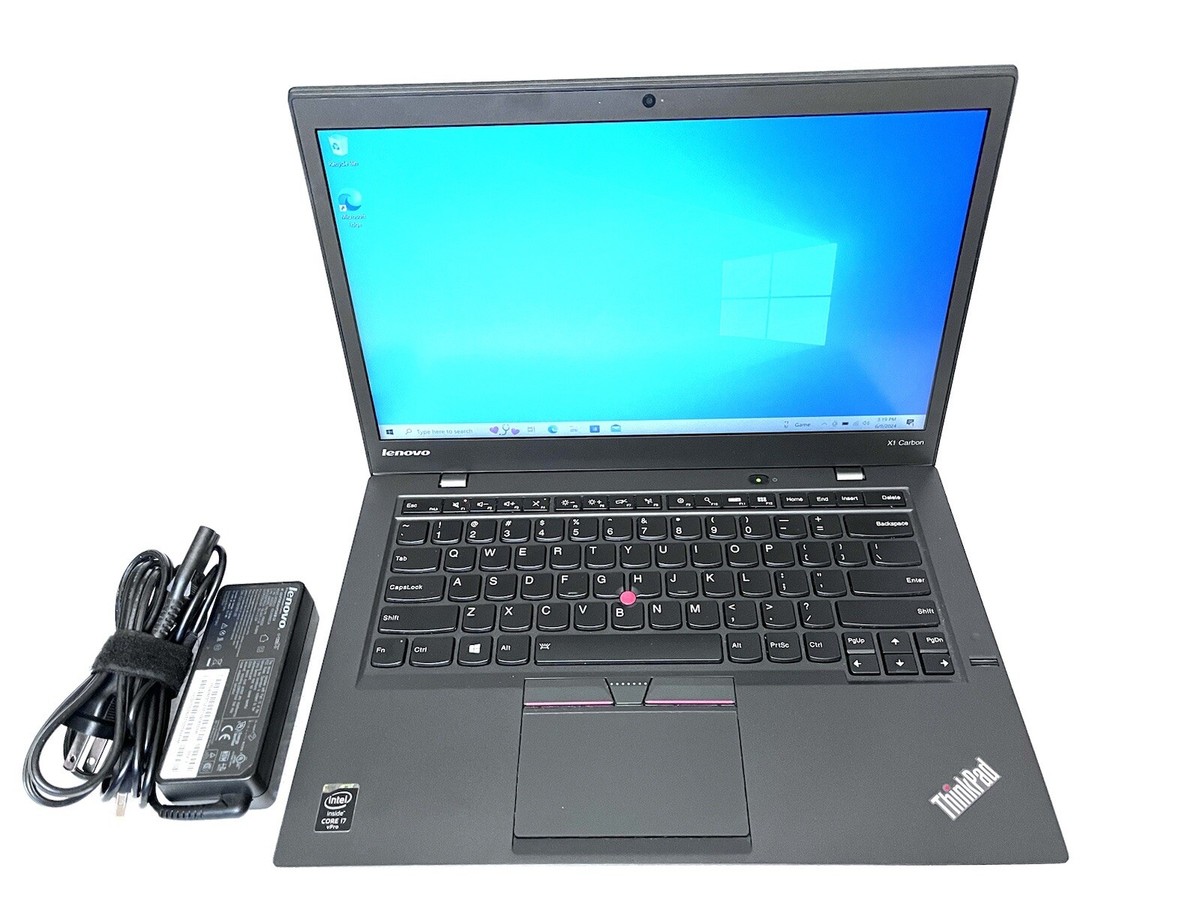 Lenovo ThinkPad X1 Carbon 3rd Gen i7-5600U 2.6 GHZ 8GB 256