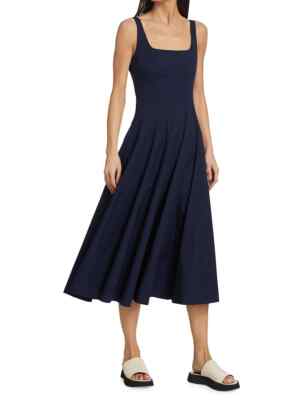 NWT STAUD WELLS DRESS IN MIDNIGHT BLUE 4 In the Original Dress Sheath! Fresh! | eBay NWT STAUD WELLS DRESS IN MIDNIGHT BLUE 4 In the Original Dress Sheath! Fresh! | eBay