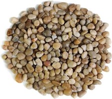 Aquarium Yellow River Stones Decorative Pebbles Tiny Gravel for Fish Turtle Tank