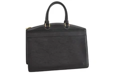 Authentic Louis Vuitton Epi Riviera Hand Bag Black M48182 LV Junk 4551N