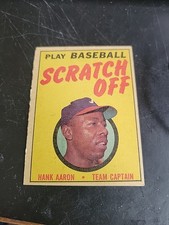 1971 Topps Scratch-Offs #NNO Hank Aaron NM-MT Braves ID:53391