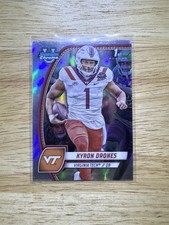 Kyron Drones - 2024 Bowman Chrome U - Silver Refractor - #119 - Virginia Tech