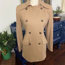 100 Wool Hugo Buscati Vintage double breasted Jacket Size 4