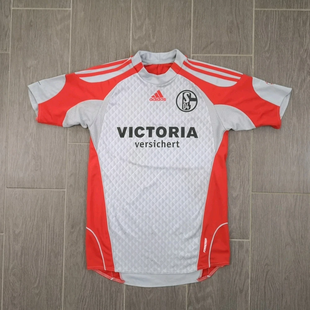 Vintage Retro 2005/06 Schalke 04 Trikot Größe: XS Fußball Streatwear Adidas Fans