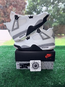 Jordan 4 GS White Cement | eBay