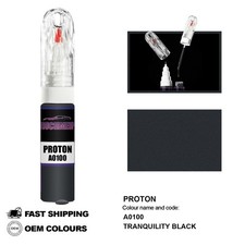FOR PROTON TRANQUILITY BLACK A0100 Touch Up Paint Pen Brush Fix Kit Scratch