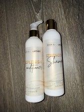 Bask And Lather Strengthen Shampoo  Replenish Conditioner Bundle 8 Fl Oz New