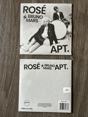 Rare APT. (White 7  Single Vinyl) - ROSÉ feat. Bruno Mars BRAND NEW SEALED Rose