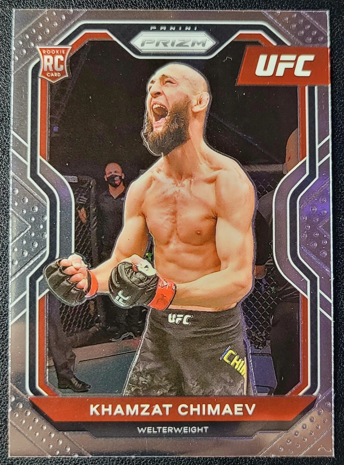 2021 Panini Prizm UFC - Khamzat Chimaev "Borz" #7 (RC)