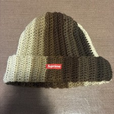 Supreme FW22 Gradient Crochet Beanie Brown