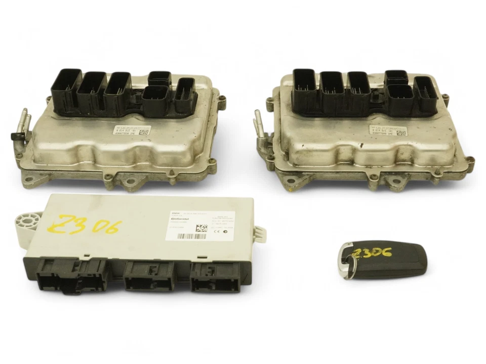 BMW 650I F06 F12 2013-2014 4,4 ECU MOTOR BLOQUEO MÓDULO DE CONTROL CON LLAVE Foto 3 de 4