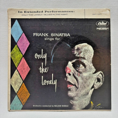 Frank Sinatra - Only the Lonely / Blues in the Night - 1958 Vinyl 7'' - VG+