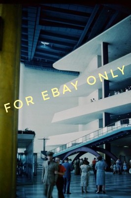 Vintage Old 1958 Photo Slide UN United Nations Hdq General Assembly Building  