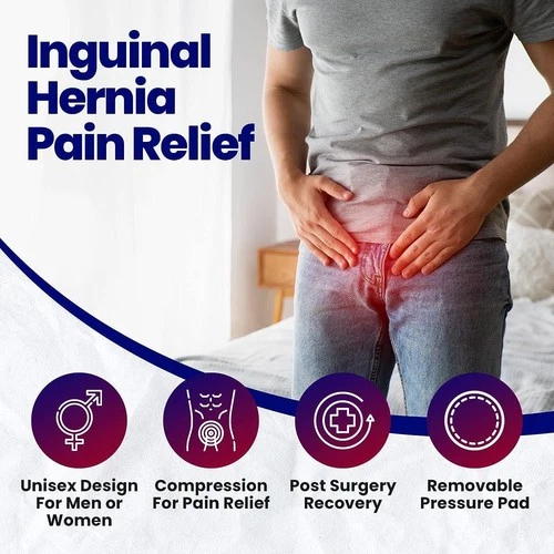 Single Hernia Support Belt Left & Right Hernia Support Truss for Daily Use belt - Picture 4 of 7