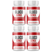 Glucosense Advanced Glycogen Pills, Gluco Sense Formula - 4 Bottles Official