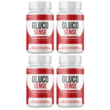Glucosense Advanced Glycogen Pills, Gluco Sense Formula - 4 Bottles Official